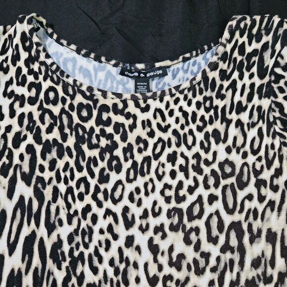 Cable and Gauge Womens Top Multi-Color Size Medium Viscose Blend Long Sleeve - Picture 8 of 12